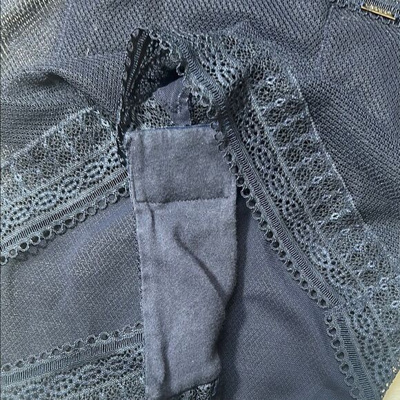Autograph Lace Bodysuit Navy Blue Size 8 - Picture 5 of 12